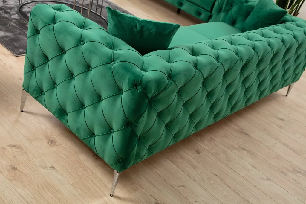 Divan treshe Atelier del Sofa, Como, ngjyrë e gjelbër - 6