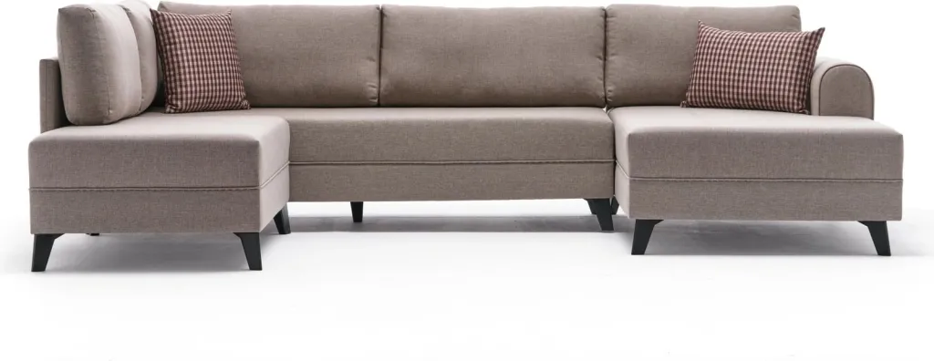Kënd-sofë krevati Atelier del Sofa, Belen, krem - 5
