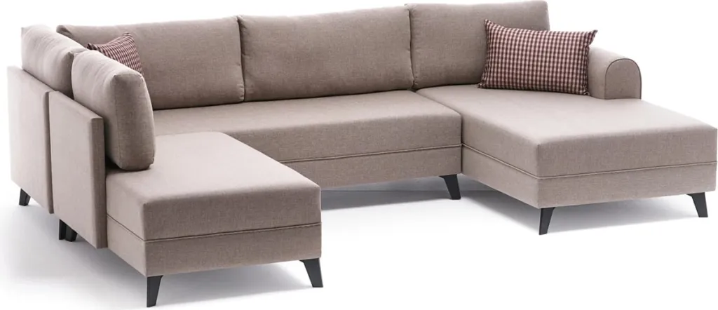 Kënd-sofë krevati Atelier del Sofa, Belen, krem - 7
