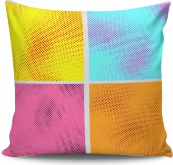 Jastëk Aberto Design, shumëngjyrësh, NKRLNT-075, 43x43cm