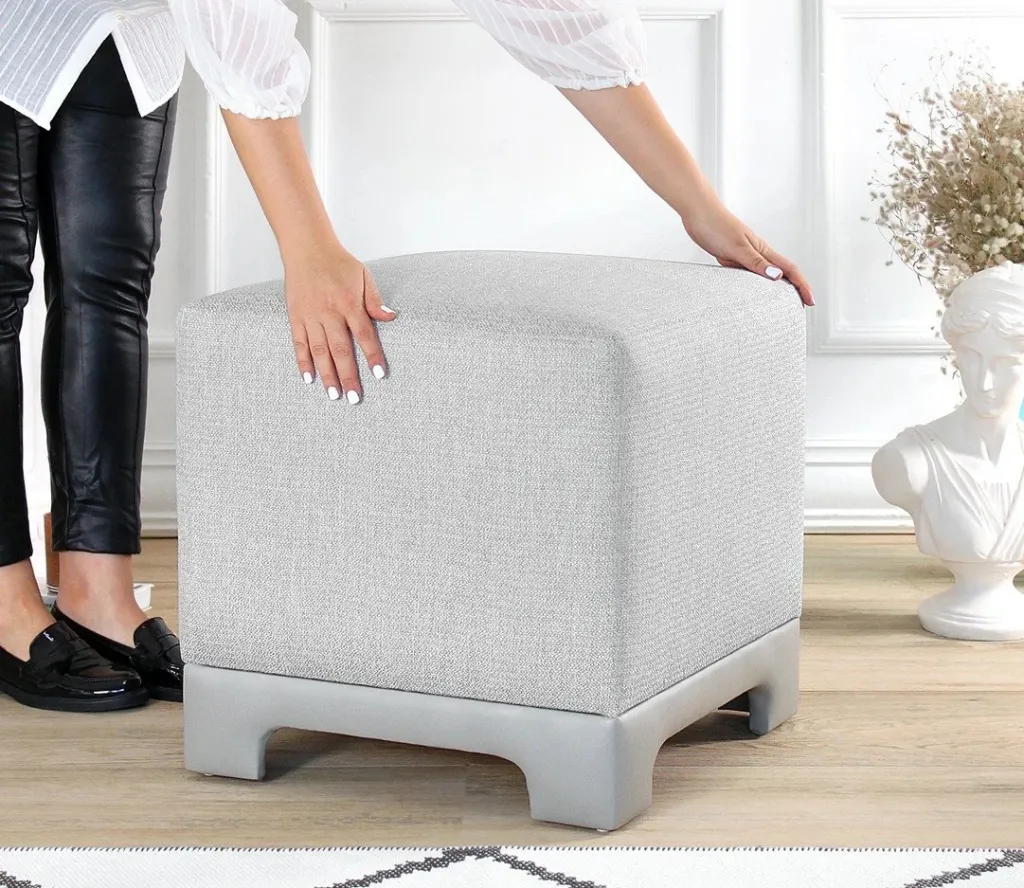 Puf Atelier del Sofa, Lenover, ngjyrë gri - 3