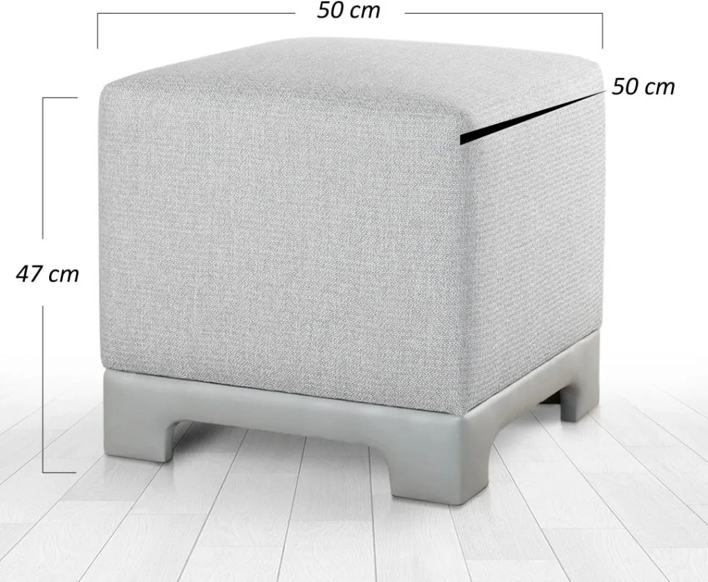 Puf Atelier del Sofa, Lenover, ngjyrë gri - 6
