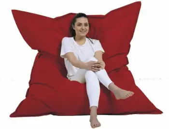 Jastëk i madh për kopsht, ngjyrë e kuqe, Atelier del Sofa, 140x180cm