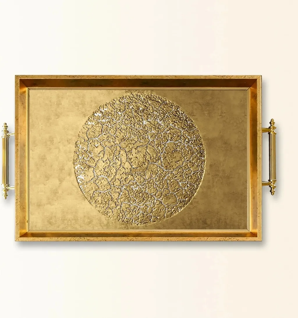 Tabaka dekorative prej qelqi, shumëngjyrëshe, Aberto Design, TPEA9842 - 2