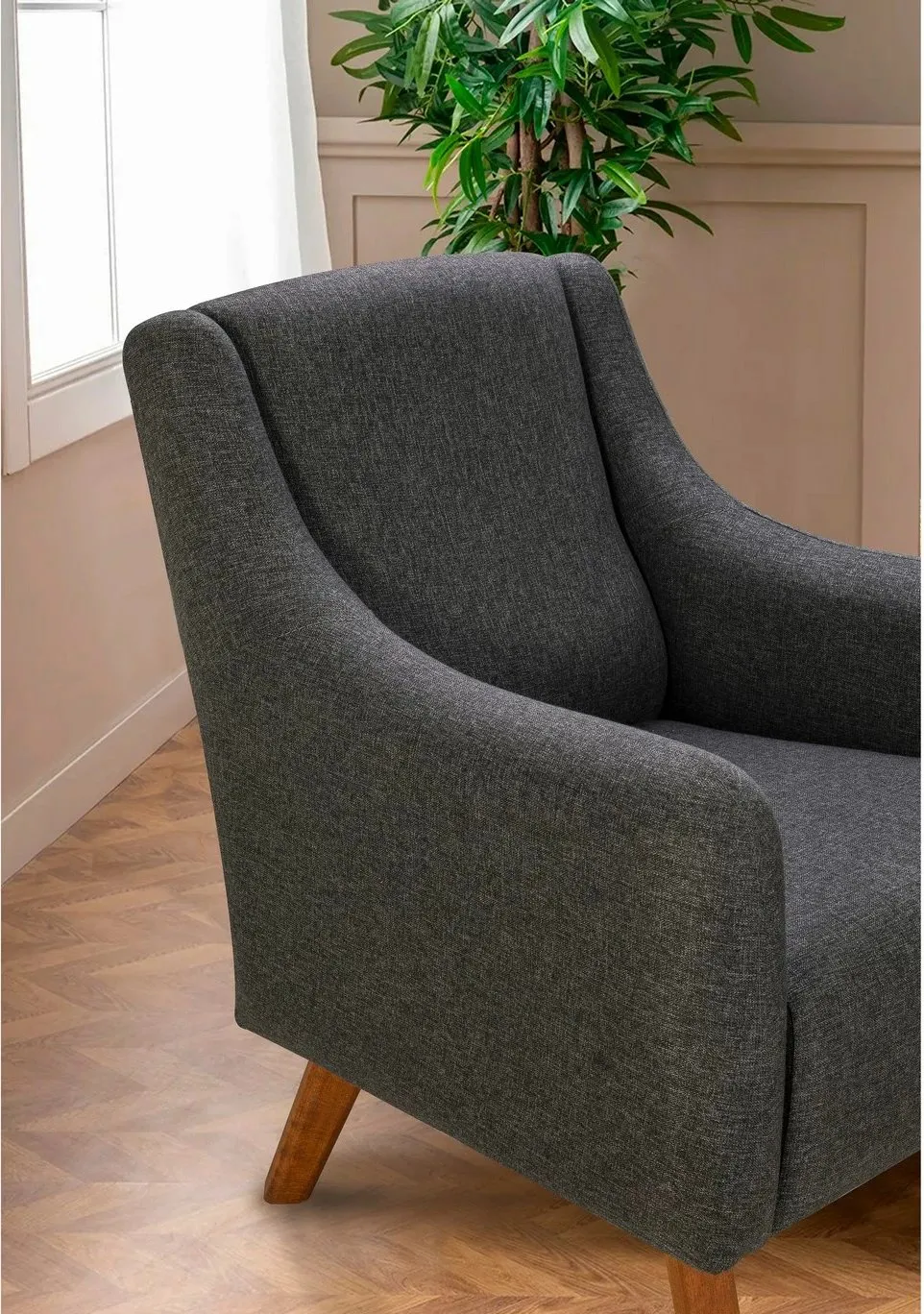 Set divan-krevat Atelier del Sofa, Hera, antracit - 5