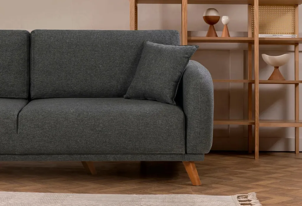Set divan-krevat Atelier del Sofa, Hera, antracit - 6