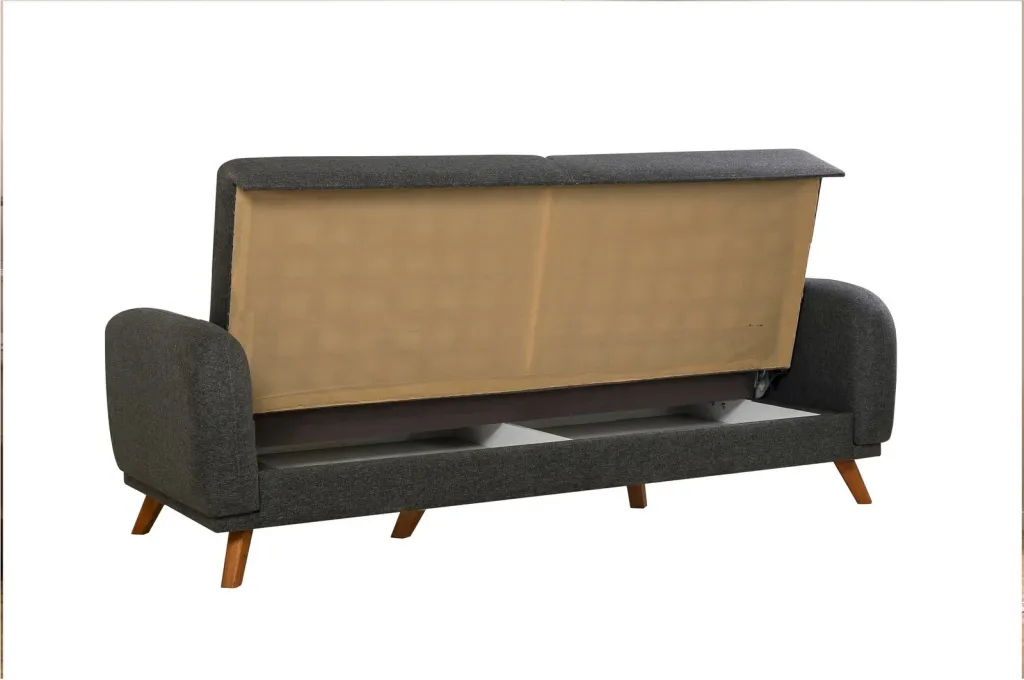 Set divan-krevat Atelier del Sofa, Hera, antracit - 10
