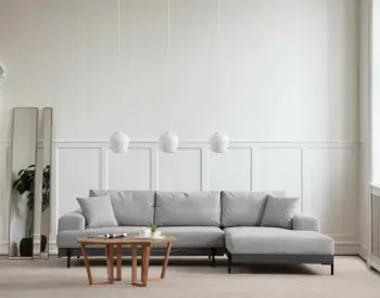 Këndore Atelier del Sofa, gri, e djathtë