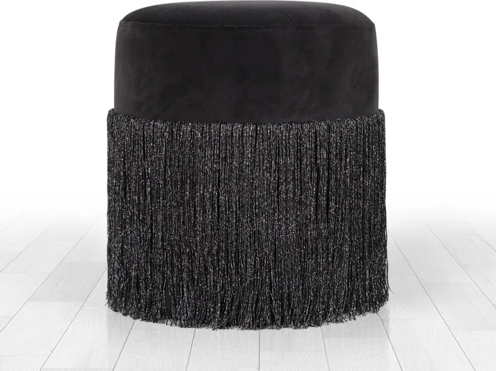 Puf Atelier del Sofa, ngjyrë e zezë, Merkur - 1