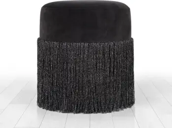 Puf Atelier del Sofa, ngjyrë e zezë, Merkur