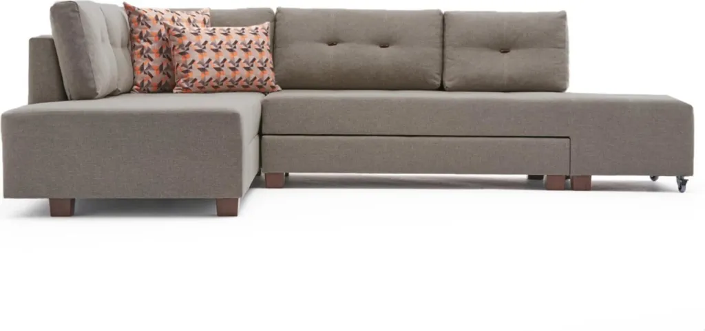 Kënd divan-krevat Atelier del Sofa, kënd majtas, ngjyrë krem - 6
