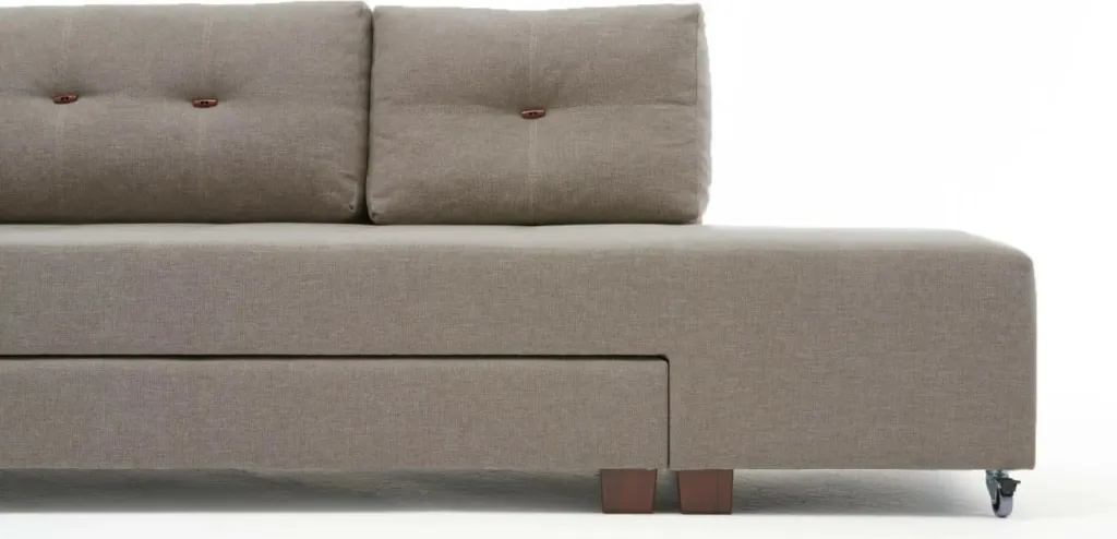Kënd divan-krevat Atelier del Sofa, kënd majtas, ngjyrë krem - 10