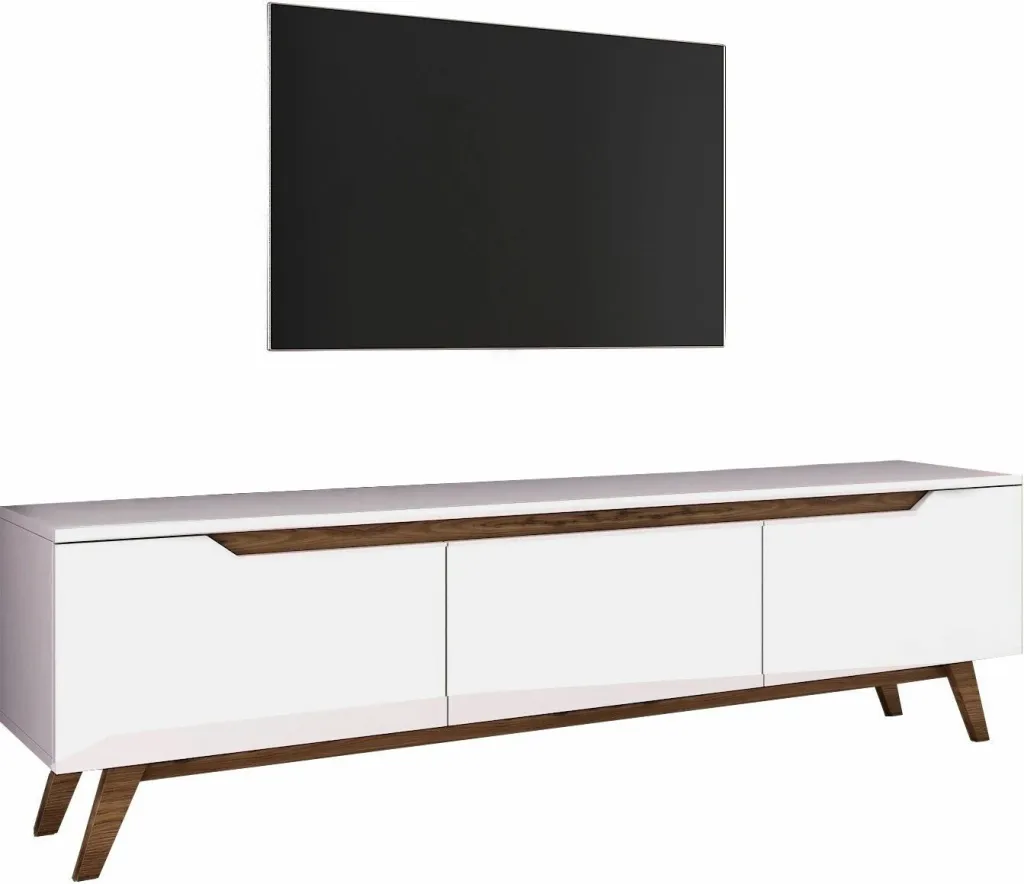 Komodë TV Hanah Home, D1 - 794, e bardhë dhe arre - 5