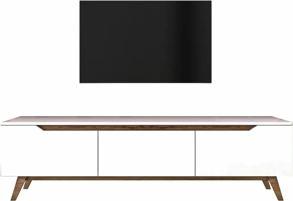 Komodë TV Hanah Home, D1 - 794, e bardhë dhe arre - 6