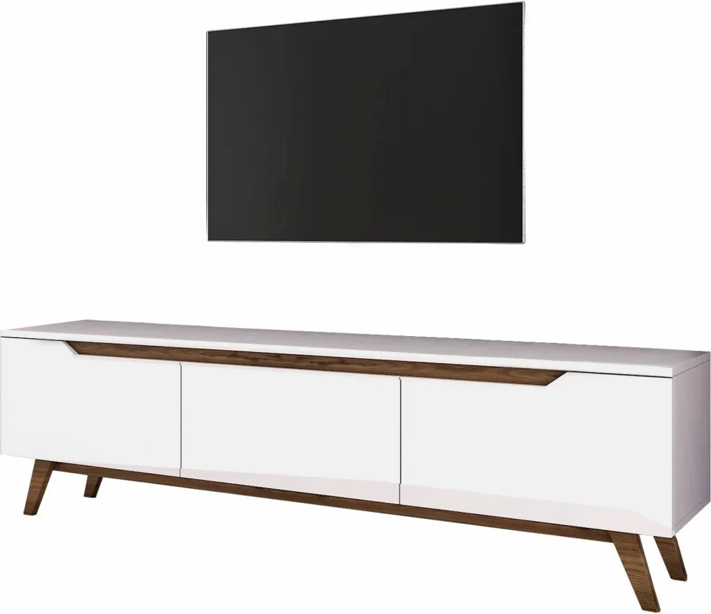 Komodë TV Hanah Home, D1 - 794, e bardhë dhe arre - 7