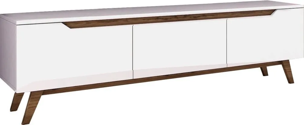 Komodë TV Hanah Home, D1 - 794, e bardhë dhe arre - 8