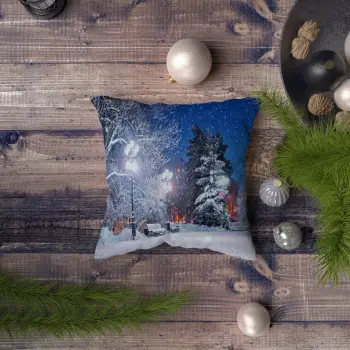 Jastëk dekorativ Aberto Design, NYXMAS080, shumëngjyrësh, 43x43cm