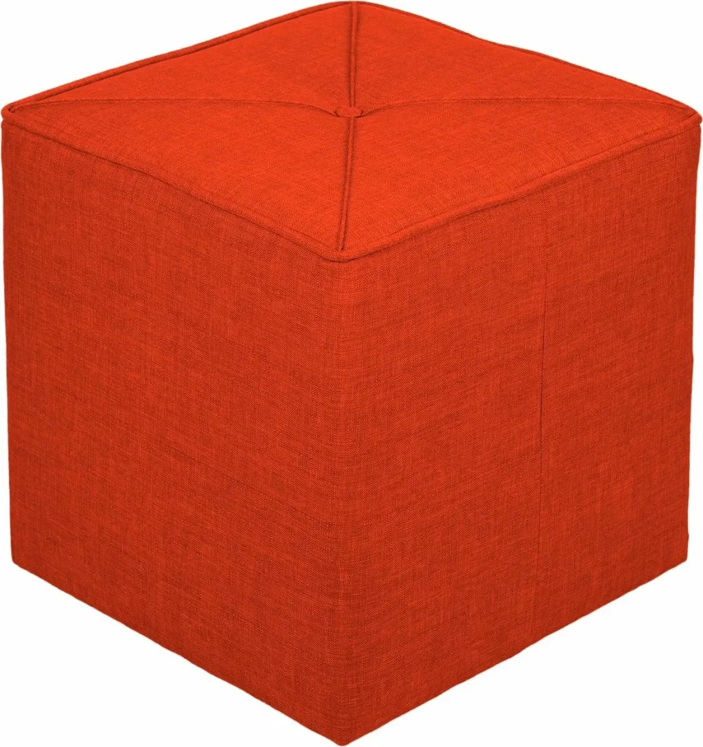 Puf Atelier del Sofa, ngjyrë e kuqe tjegulle, Maine - 2