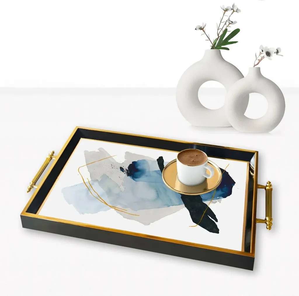 Tabaka dekorative prej qelqi, Aberto Design, TPA1, shumëngjyrëshe - 1