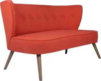 Divan dy vendësh Atelier del Sofa, ngjyrë e kuqe qeramike Bienville