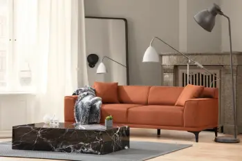 Divan treshe Petra 3, portokalli