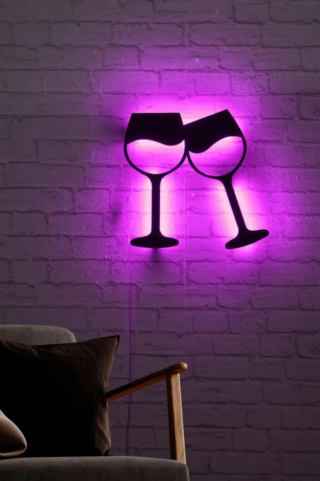 Dritë dekorative LED, gota vere, rozë, Wallity - 3