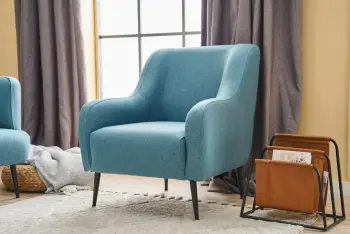 Karrige njëvendëshe Revos, ngjyrë turquoise