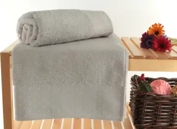 Set peshqirësh për banjo (2 copë), Mijölnir, Pitircik, ngjyrë gri e çelët