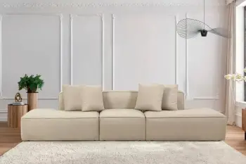 Këndare Atelier del Sofa, More S (M4-M1-M3), ngjyrë kapuçino
