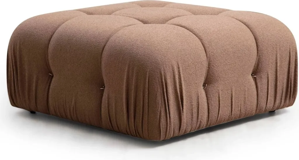 Puf Bubble, kafe bouclette, Tuffet Atelier del Sofa - 1