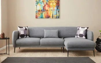 Kënd-sofë Venus R, ngjyrë gri, Atelier del Sofa