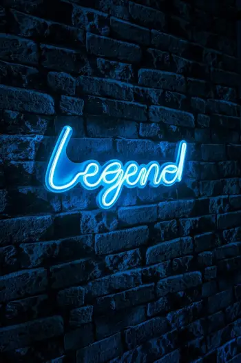 Dekor dritash LED plastike, ngjyrë kaltër, Legend