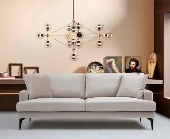 Divan dy ulëshe Atelier del Sofa, Papira, bezhë