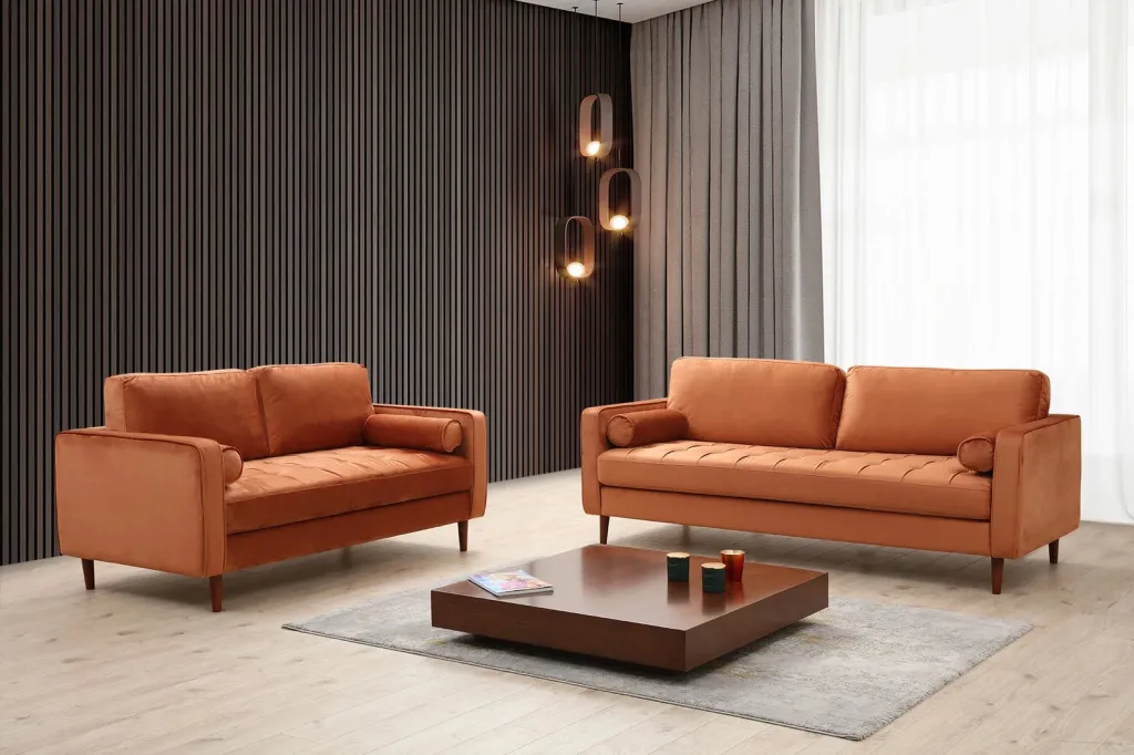 Divan dy ulëshe Atelier del Sofa, Rome, portokalli - 2