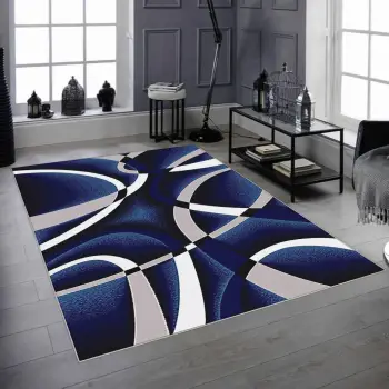 Qilim ngjyrë navy blue, Conceptum Hypnose, Woopamuk203, 120x180cm