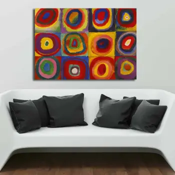 Pikturë dekorative në kanavacë Wallity, shumëngjyrëshe, 70x100cm, 70100KANDINSKY008