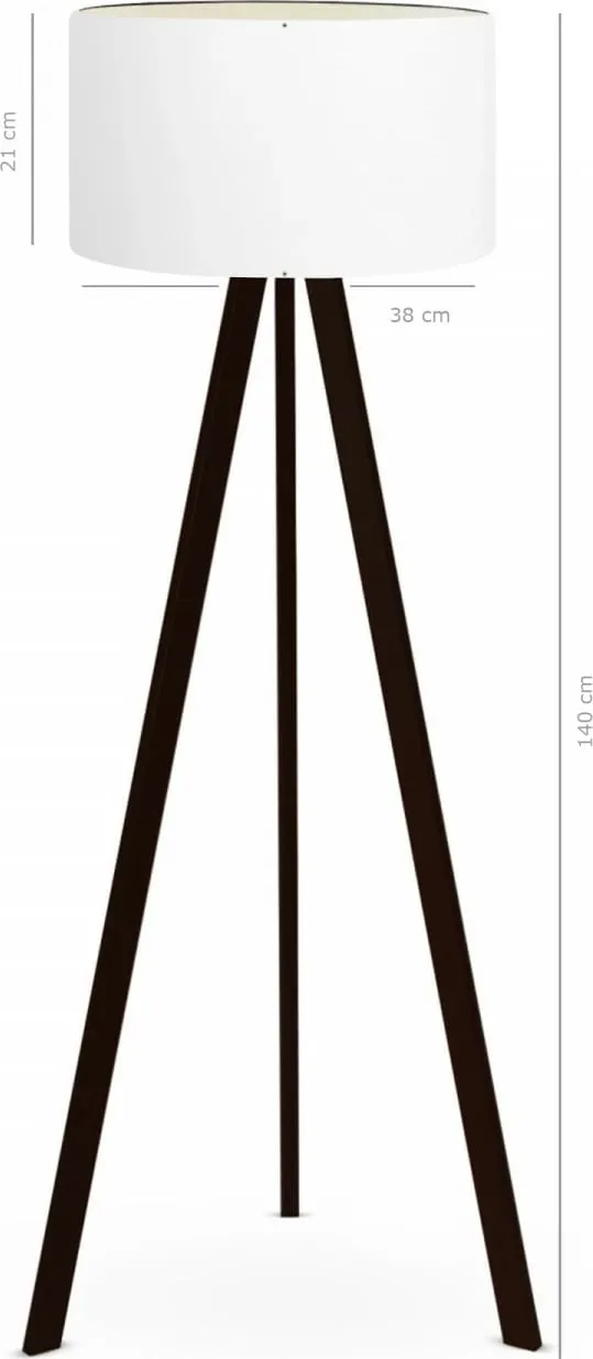 Llambë dyshemeje Opviq, AYD-2806, e bardhë, 140 cm - 3