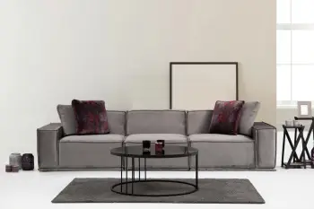 Divan treshe Atelier del Sofa, Lego 3 Seater, ngjyrë gri