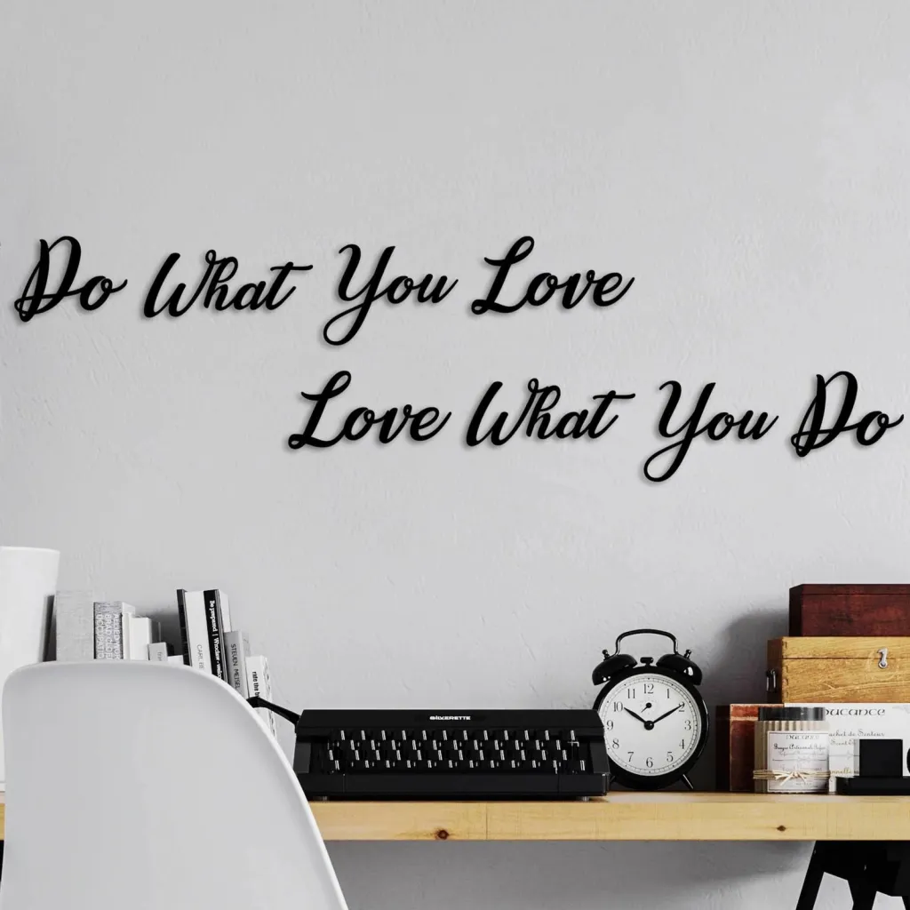 Aksesor dekorativ metalik për mur, Wallity, Do Love Love Do - 1