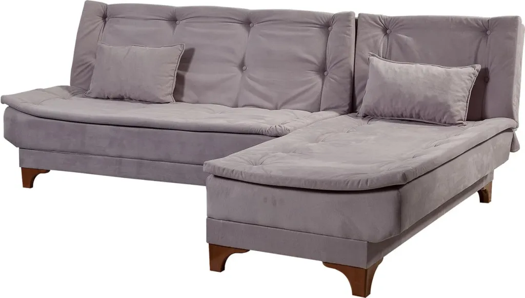 Kënd-sofë krevati Atelier del Sofa, kënd i djathtë, ngjyrë gri - 5
