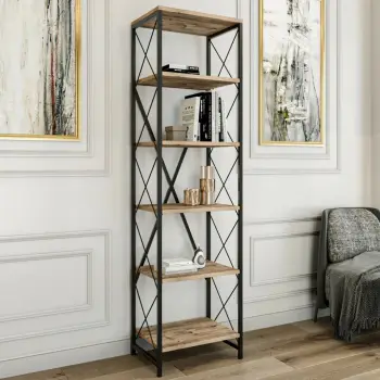 Raft librash Hanah Home, Suadiye, ngjyrë pishë Atlantike dhe e zezë