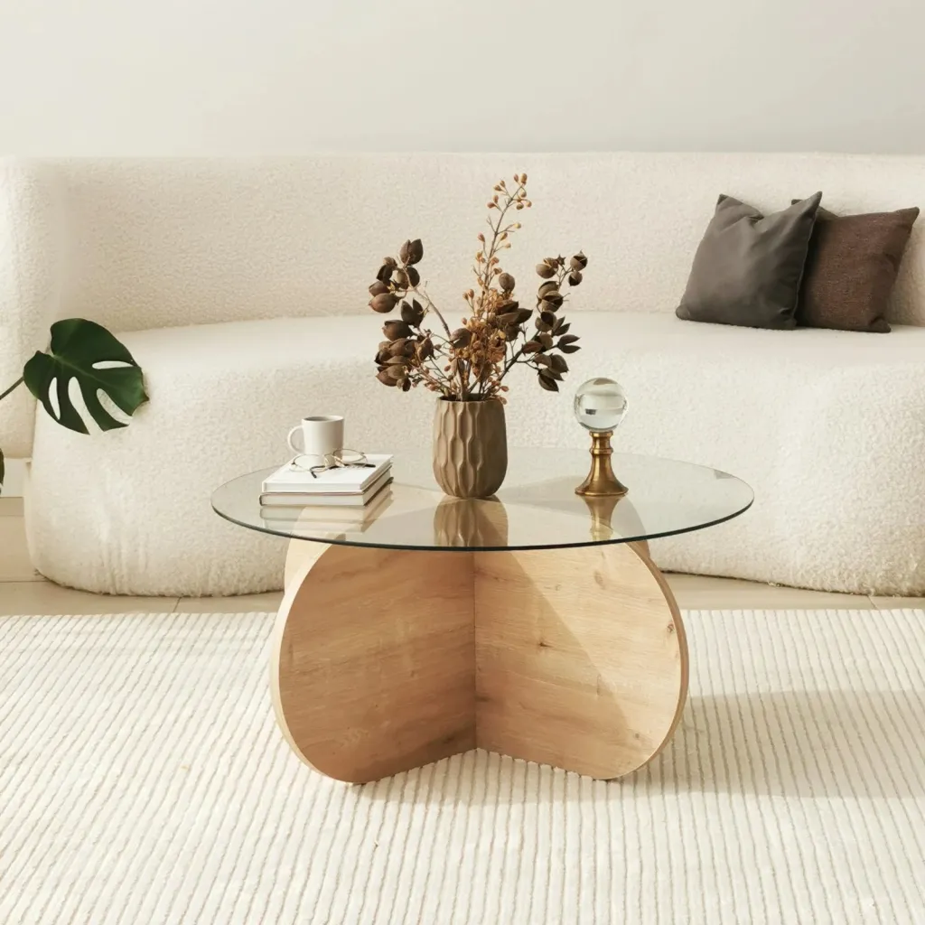 Tavolinë kafeje Hanah Home, Bubble, ngjyrë Sapphire Oak - 3