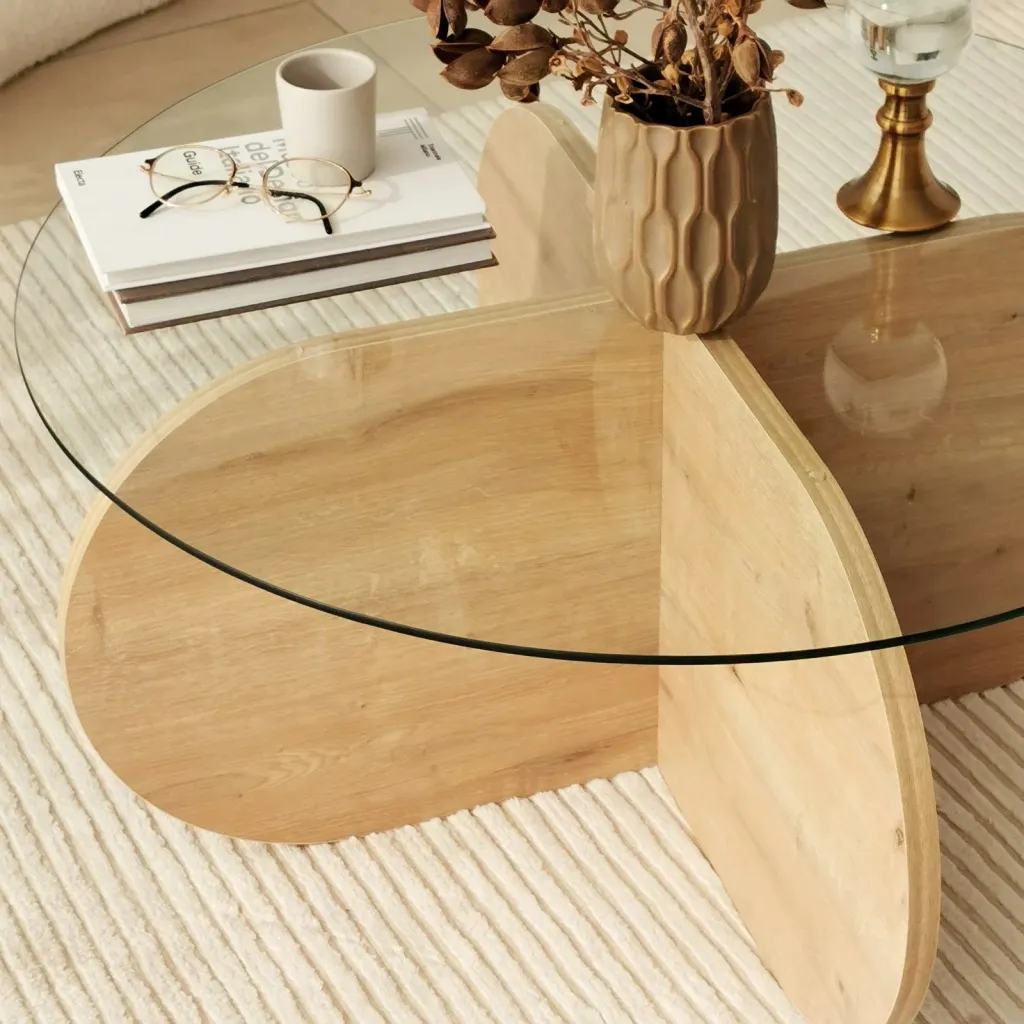 Tavolinë kafeje Hanah Home, Bubble, ngjyrë Sapphire Oak - 5