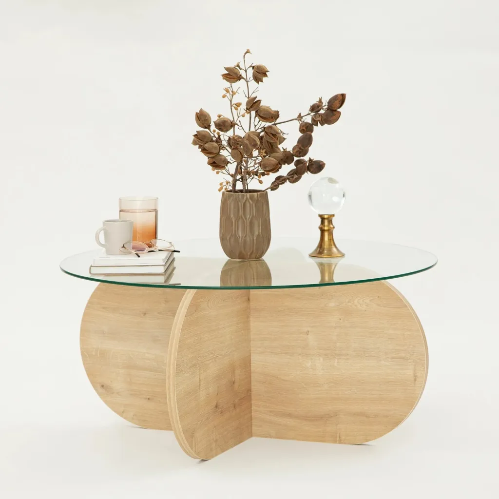 Tavolinë kafeje Hanah Home, Bubble, ngjyrë Sapphire Oak - 6