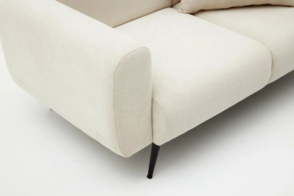 Divan dy ulëshe Atelier del Sofa, ngjyrë krem, Side - 5