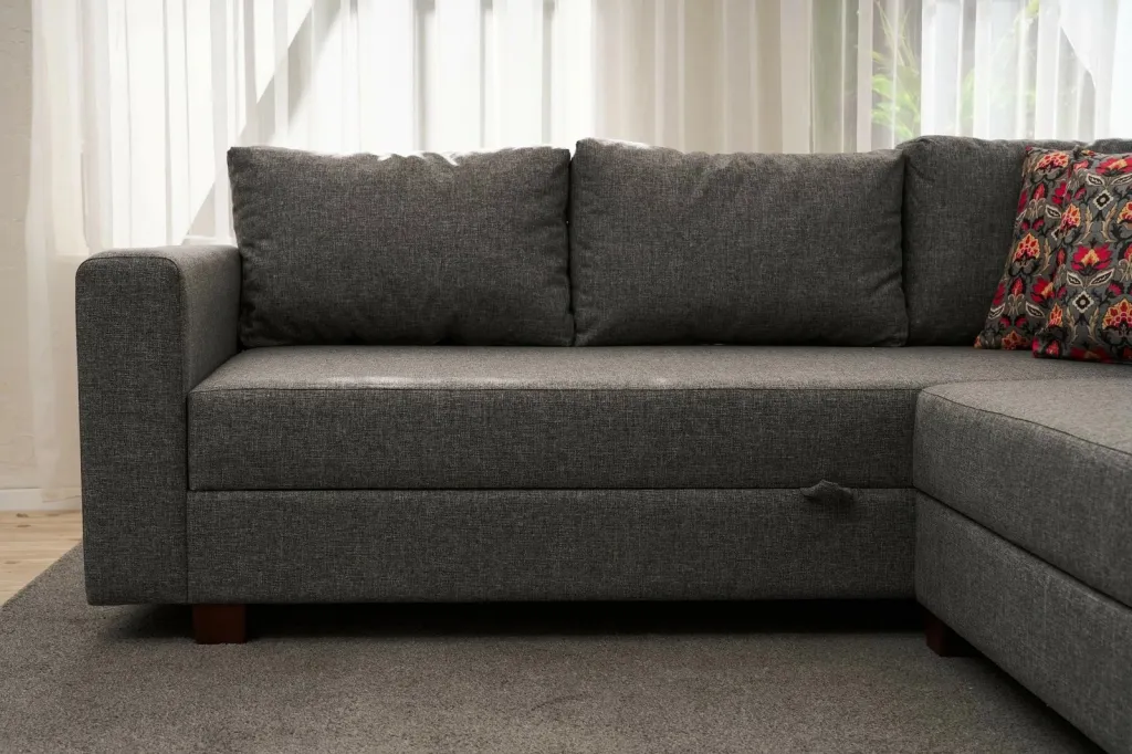 Kënd-sofë krevate Atelier del Sofa, Ali majtas, ngjyrë gri - 3