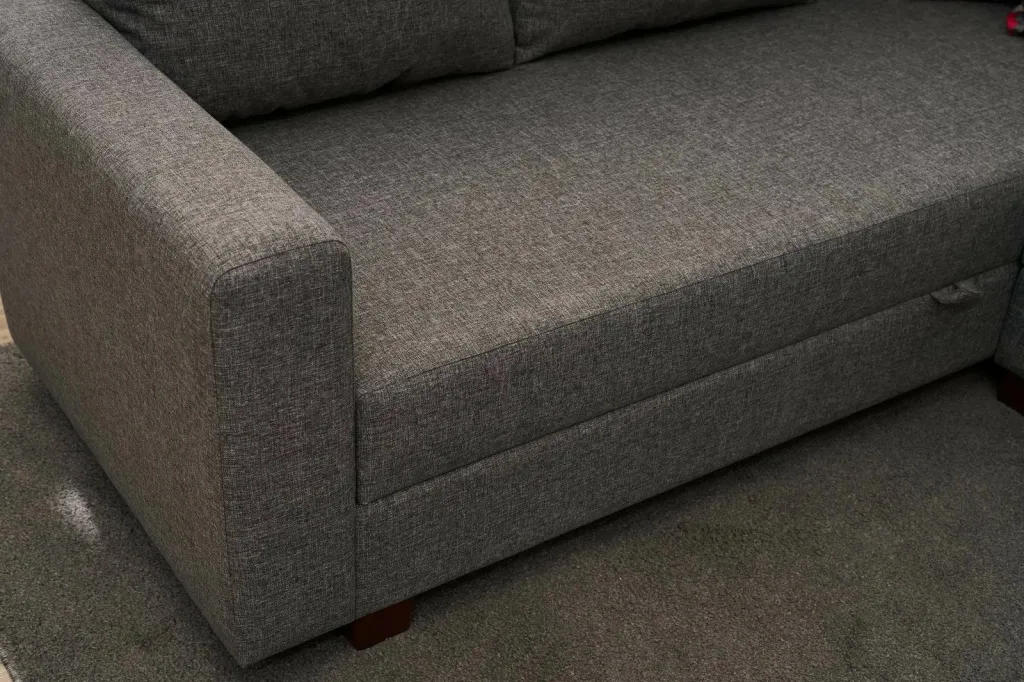 Kënd-sofë krevate Atelier del Sofa, Ali majtas, ngjyrë gri - 5