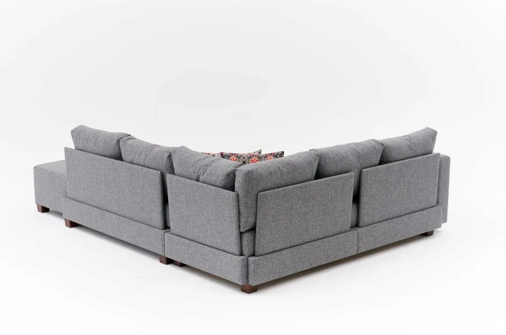 Kënd-sofë krevate Atelier del Sofa, Ali majtas, ngjyrë gri - 10