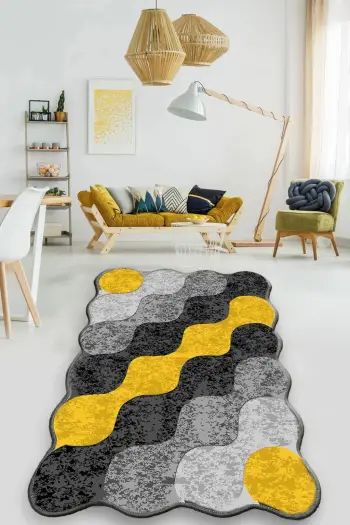Qilim për korridor, shumëngjyrësh, 80x150cm, Conceptum Hypnose, Circle Djt