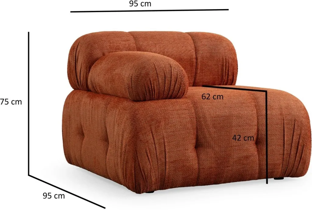 Këndare Petite 3, portokalli, Atelier del Sofa - 10